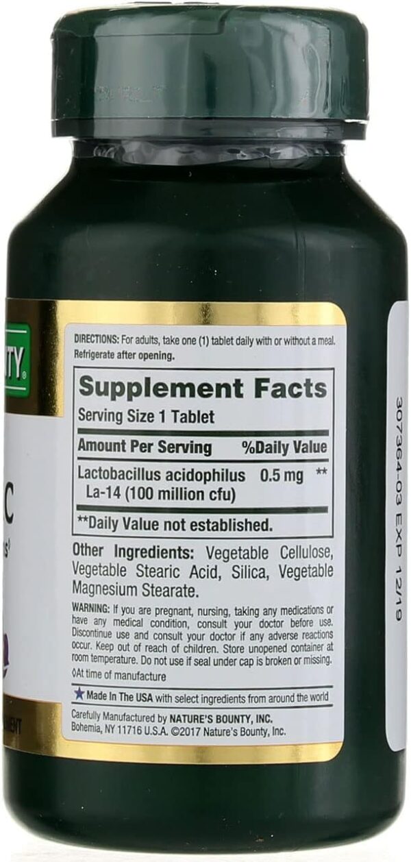Probiyotik vitamin Nautre's Bounty