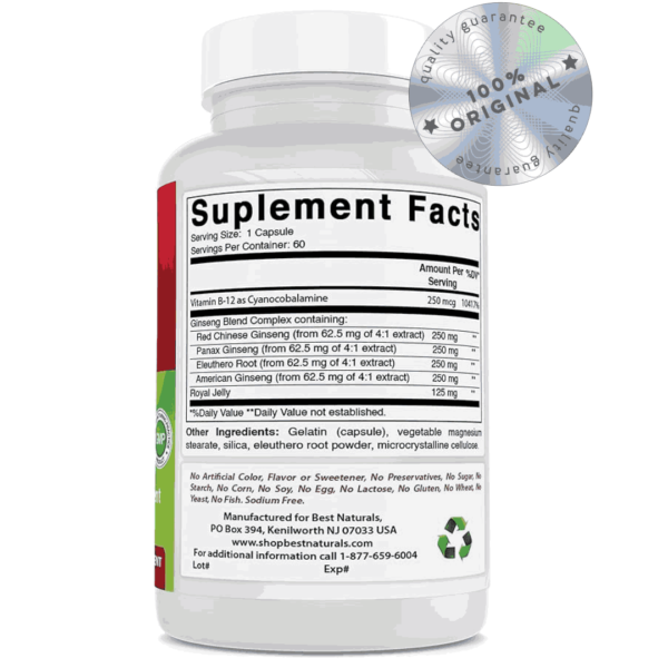 Ginseng vitamin