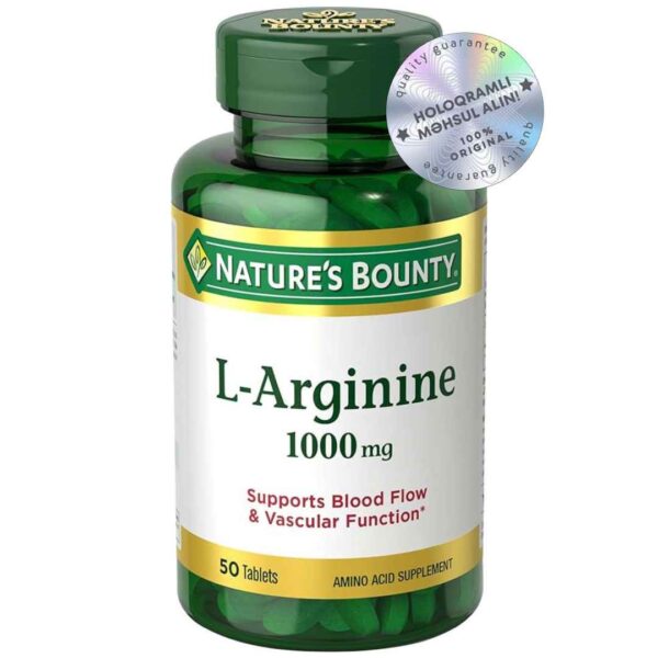 L-arginine vitamini Qan dovranini destekleyir