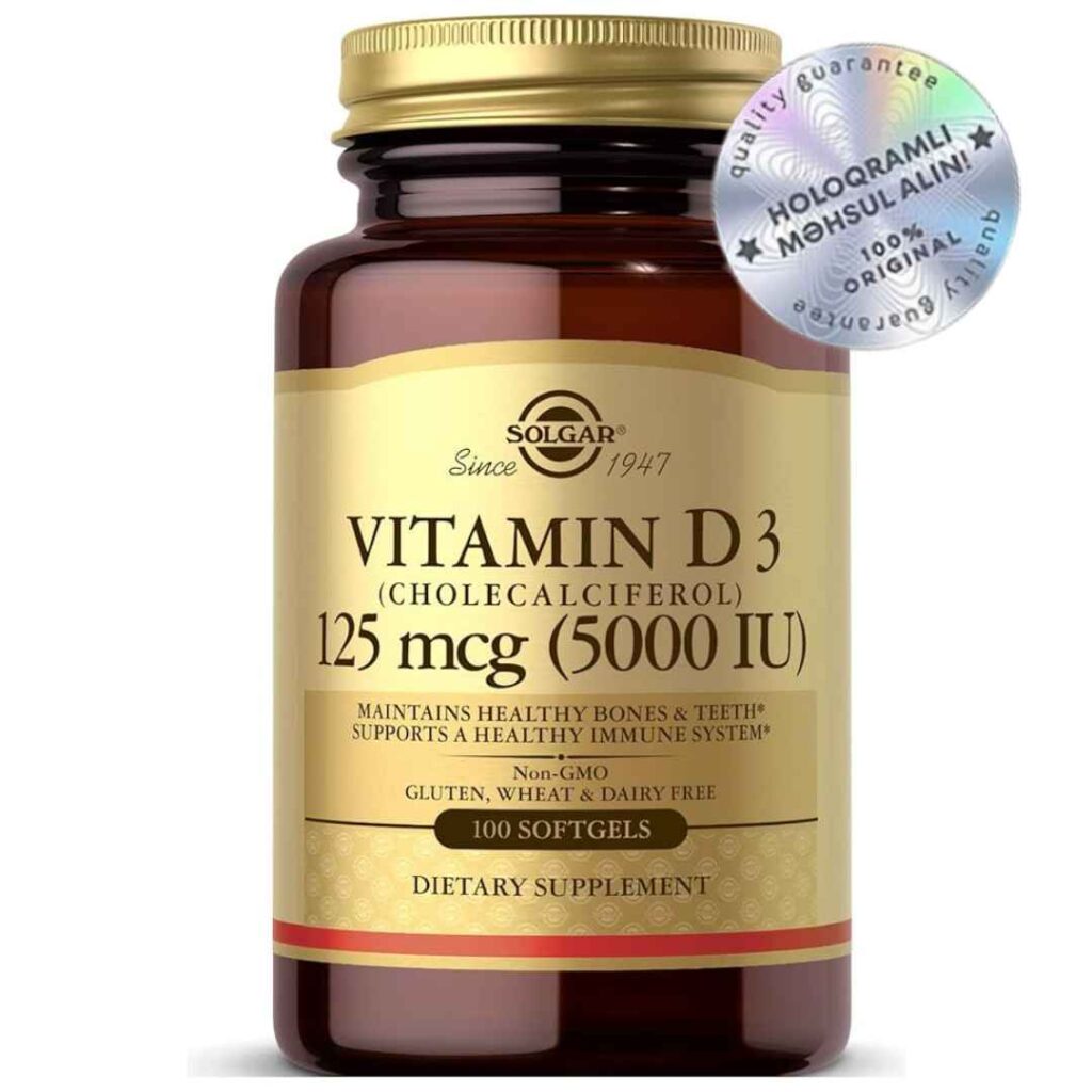 Solgar vitamin D3 5000 IU