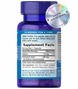 Hyaluronic Acid Puritan's Pride