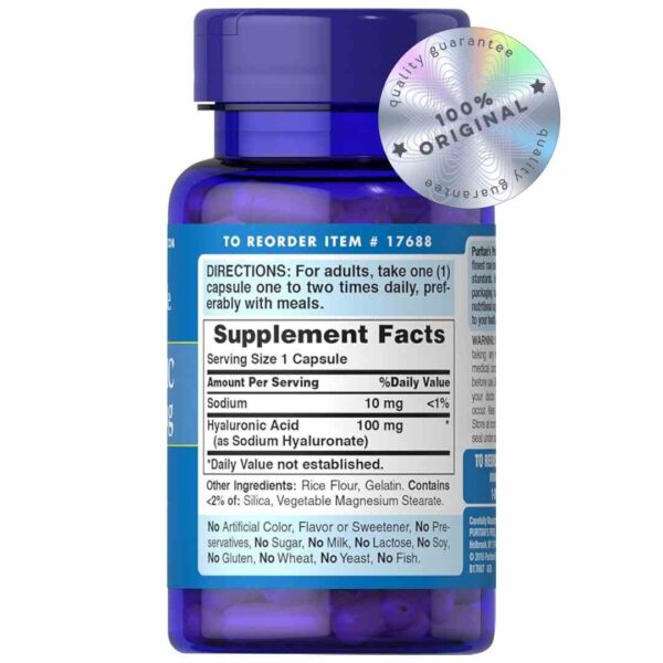 Hyaluronic Acid Puritan's Pride
