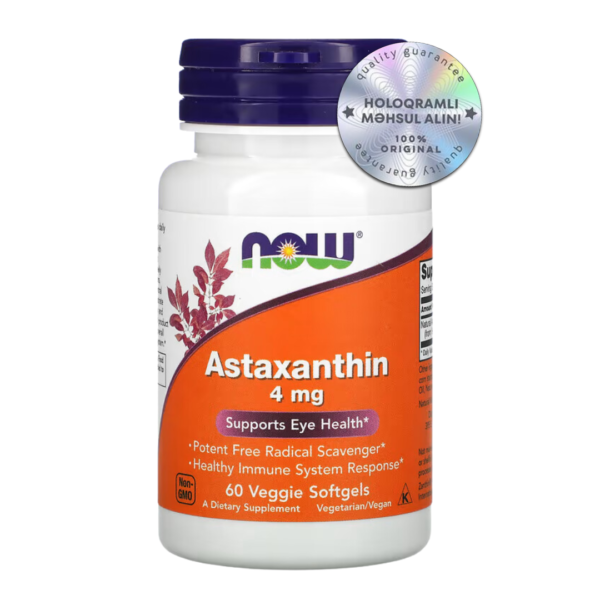 NOW Foods Astaksantin vitamin
