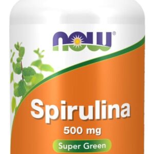 Now Foods Spirulina, 500 mq, 120 kapsul