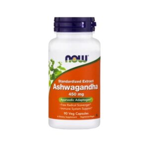 Now Foods Ashwagandha 450 mg, 90 kapsul